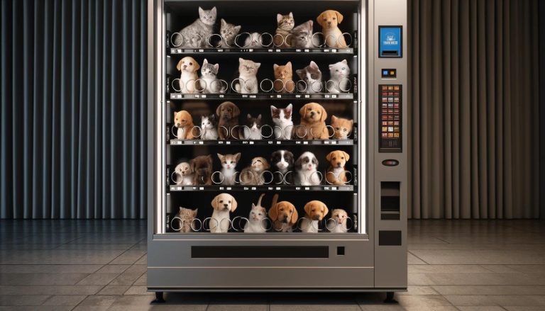 Self-Service Pet Vending Machines Spark Outrage in China