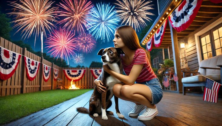 How To Calm An Anxious Dog During Fireworks