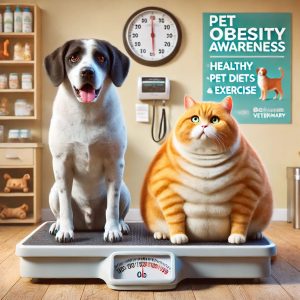 Obese Dog and cat image